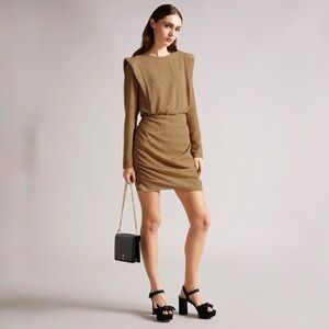 NWT Ted Baker London Quincy Animal Print mini dress